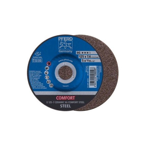 Hiomalaikka Pferd Ceramic SG Comfort Steel; 125 mm