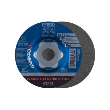 Hiomalaikka Pferd CC-Grinf-Flex Fine; 125 mm