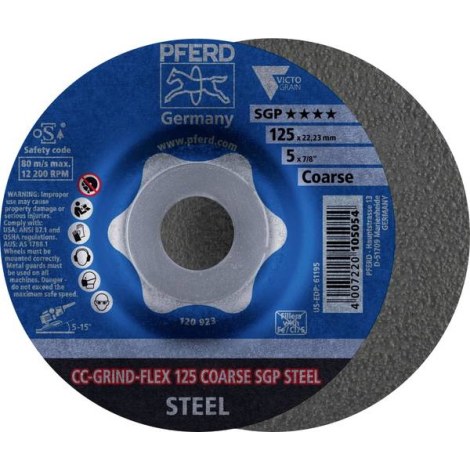 Hiomalaikka Pferd CC-Grind-Flex SGP-Steel Coarse; 125 mm