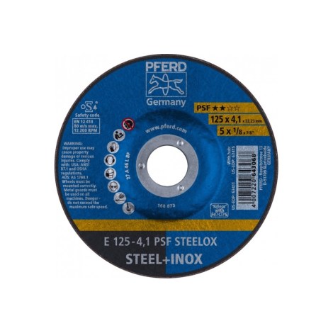 Hiomalaikka Pferd PSF STEELOX; 125x4,1 mm