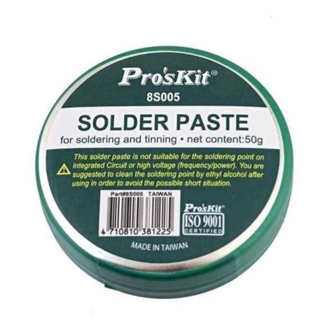 Juotospasta ProsKit 8S005; 50 g