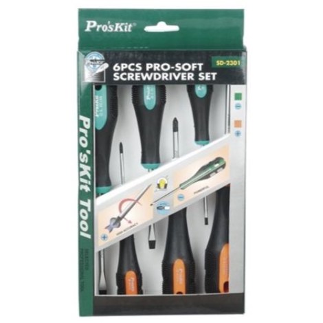 Ruuvimeisselisetti Proskit SD-2301; 6 kpl.