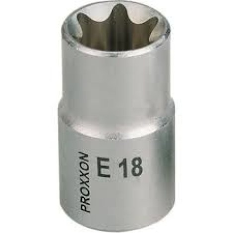 Kuusiohylsy Proxxon 23388; 1/2''; E18; TORX