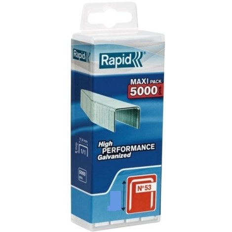 Niitit Rapid; 11,4x12 mm; 5000 kpl.; tyyppi 53