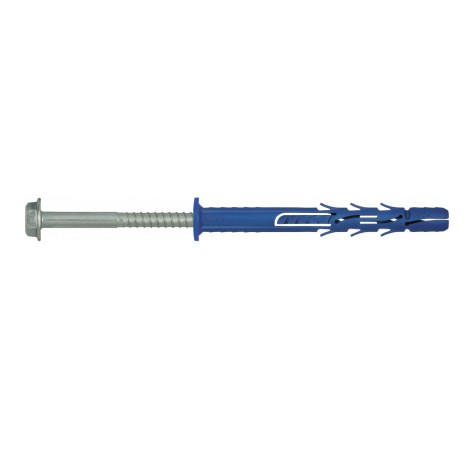 Nailonitappi ruuvilla RawlPlug R-FF1-N-14K160; 13,8x160 mm; 10,8x171 mm; SW17/T50; 25 kpl.