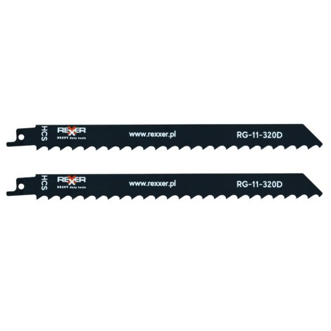 Puukkosahanterä Rexxer RG-11-320D; 228 mm; 2 kpl.