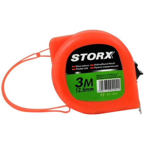 Rullamitta Rexxer XE-01-014; 3 m; 12,5 mm