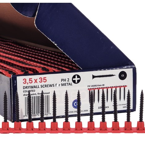 Nauharuuvit Robus; PH2; 3,5x35 mm; 1000 kpl.