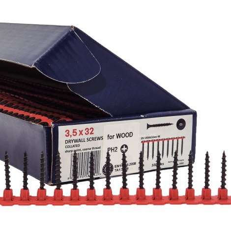 Nauharuuvit Robus; PH2; 3,5x32 mm; 1000 kpl.