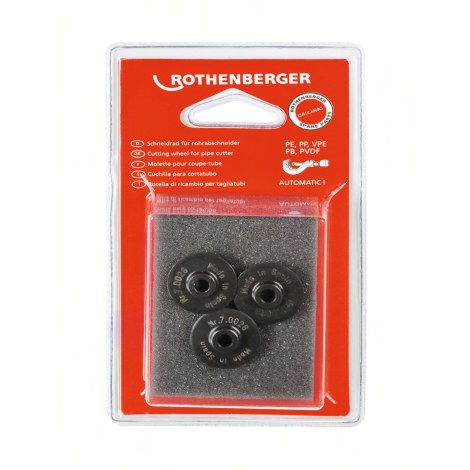 Leikkuupyörä Rothenberger; 3 kpl.