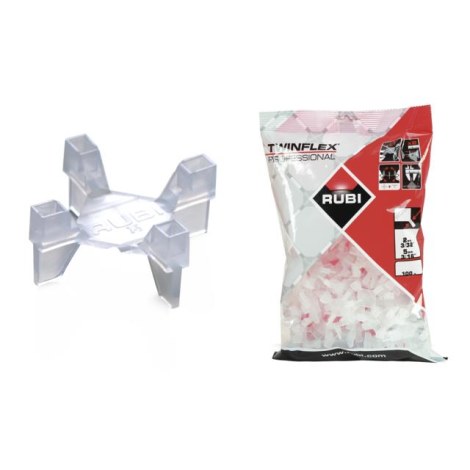 Ristimerkit tiilien merkkaamiseen Rubi; 2-5 mm; 100 kpl.