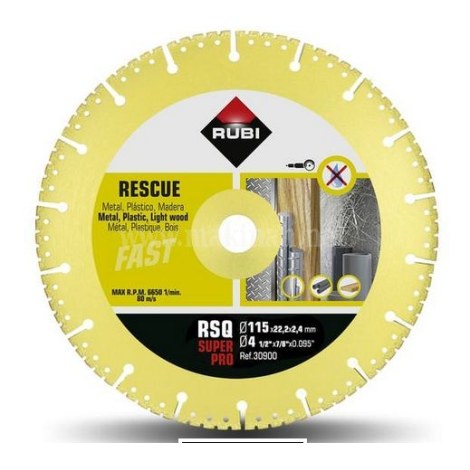 Timanttikatkaisulaikka Rubi RSQ SUPER PRO; 115 mm