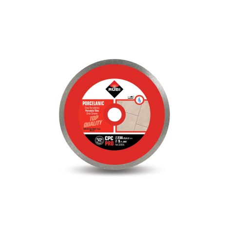 Timanttilevy märkäleikkaukseen Rubi CPC PRO; 230 mm