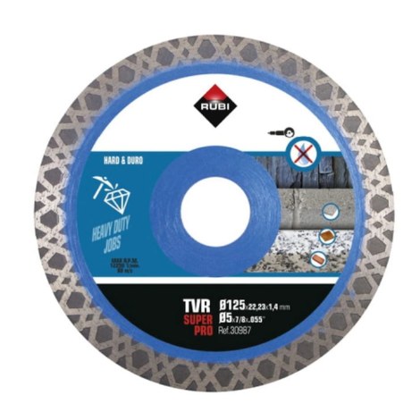 Timanttikatkaisulaikka Rubi TVR 125 SUPERPRO; 125 mm