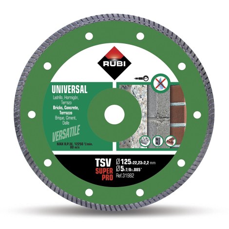 Timanttikatkaisulaikka Rubi TSV 125 SuperPro; 125 mm