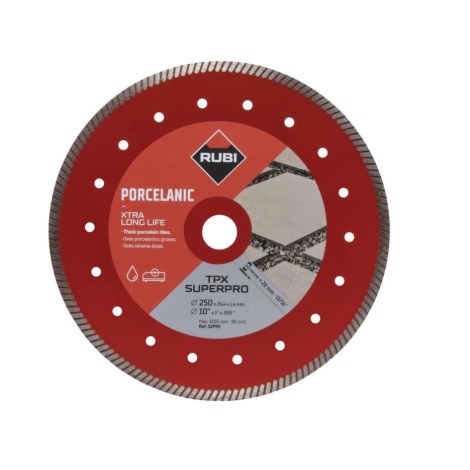 Timanttikatkaisulaikka Rubi TPX-250 SUPERPRO; 250 mm