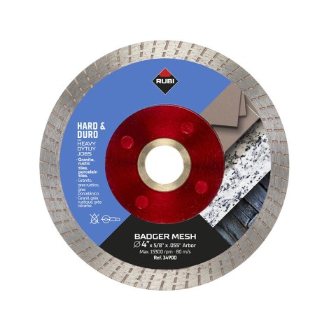 Timanttikatkaisulaikka Rubi BADGER MESH BLADE; 100 mm