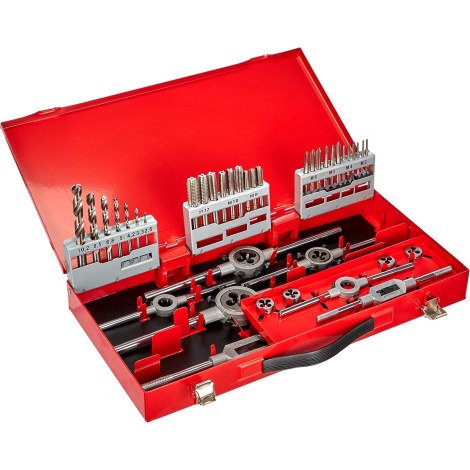 Kierretyökalusarja  Ruko 245030; HSS; M3-M12; 44 kpl.