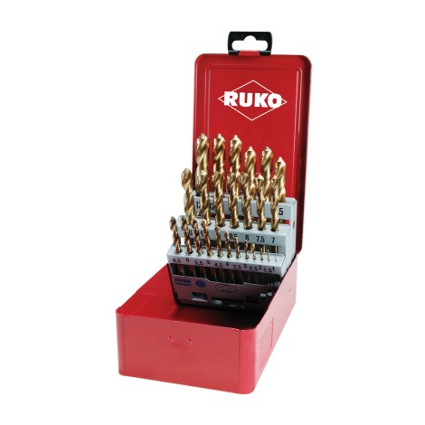 Metalliporanteräsarja RUKO 250215T; 1-13 mm; 25 kpl.