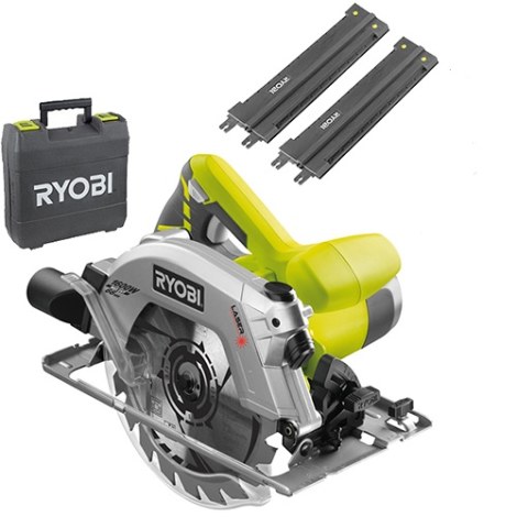 Pyörösaha RYOBI RWS 1600-K + 0,82 m ohjauskisko