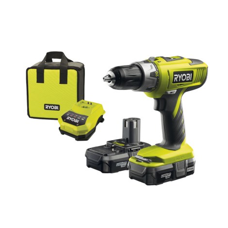 Akkukäyttöinen poravasara RYOBI LLCDI18022; 18 V; 2x1,3 Ah akku