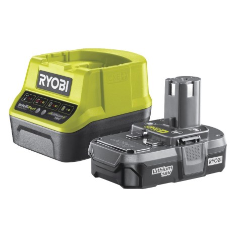 Tarvikesarja Ryobi RC18120-113; 18 V; 1x1,3 Ah akku + laturi