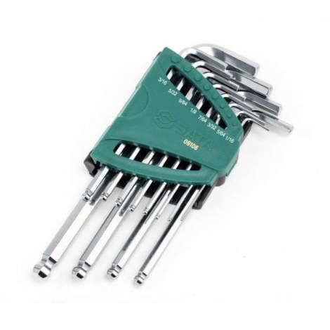 Kuusiokoloavain Sata S09106; 12 kpl.