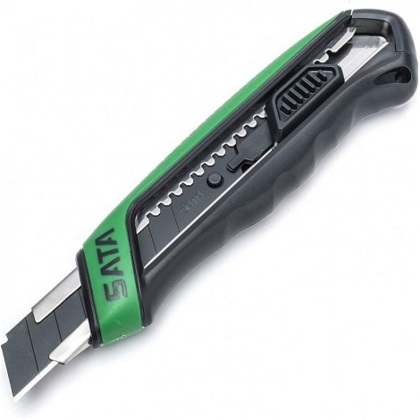 Veitsi, vaihdettavat terät Sata ST93482; 18 mm