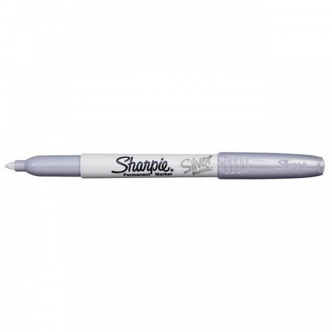 Merkkauskynä Sharpie Metalic Fine; hopea