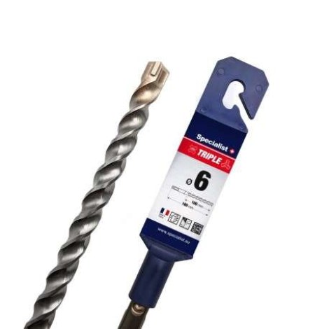Betoniporanterä Specialist 113D06L0160; 6x100x160 mm; SDS-plus