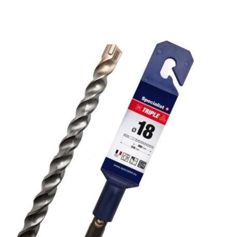 Betoniporanterä Specialist 113D18L0310; 18x250x310 mm; SDS-plus