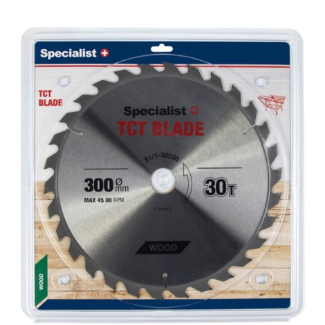 Katkaisuterä puulle Specialist Wood; 300x2x32 mm; Z30