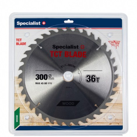 Katkaisuterä puulle Specialist Wood; 300x2x32 mm; Z36