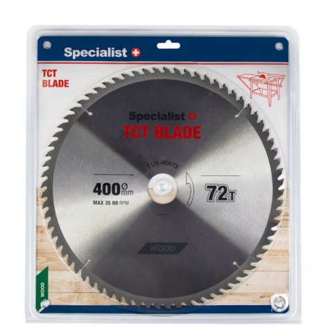 Katkaisuterä puulle Specialist Wood; 400x2,2x50 mm; Z72
