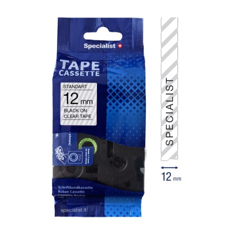 Tarranauha ja tarrat Specialist 31/2-AZE131; 12 mm; 8 m