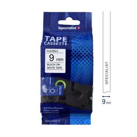 Tarranauha ja tarrat Specialist 31/2-FX221; 9 mm; 8 m