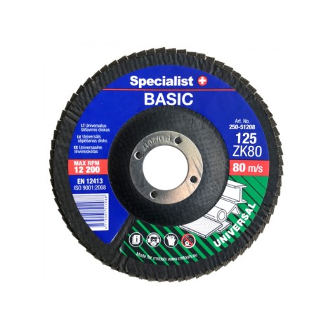 Lamellihiomalaikka  Specialist 250-51210; 125 mm; ZK100