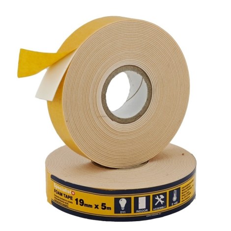 Kaksipuolinen tarttuva teippi Specialist 40/2-42019B; 19 mm; 5 m; valkoinen