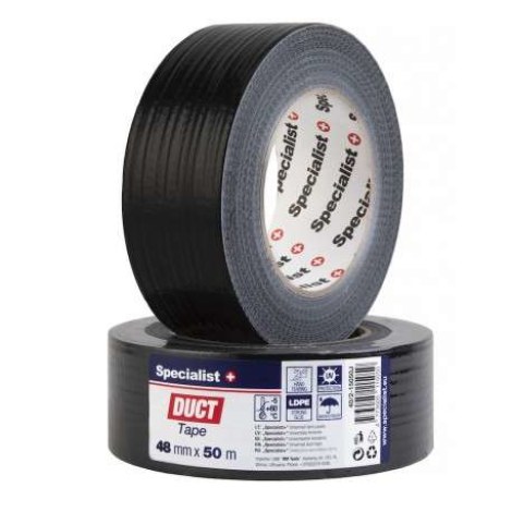 Muoviliima Specialist TNC-014/CS; 48 mm; 50 m; musta