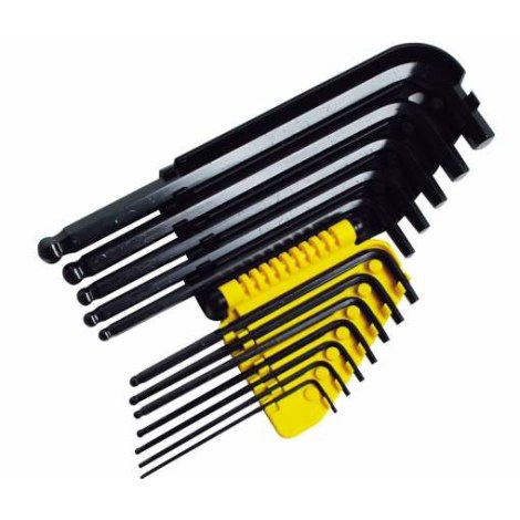 Kuusiokoloavain Stanley 0-69-257; 1/16''-3/8''; 12 kpl.