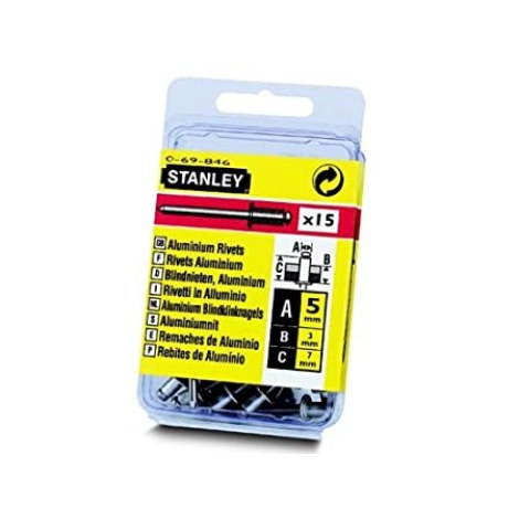 Niitit Stanley; Ø5 mm; 7 mm; 15 kpl.