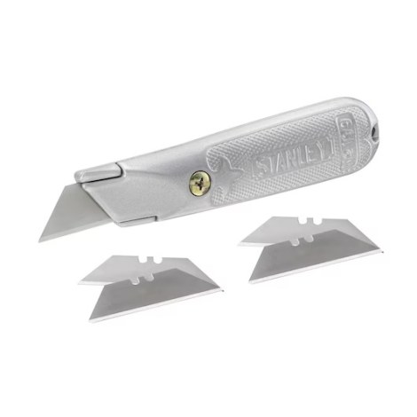 Veitsi, vaihdettavat terät Stanley Classic 199E; 140 mm
