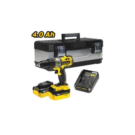 Iskupora / ruuvinväännin Stanley FMCK625M2G; 18 V; 2x4,0 Ah akku