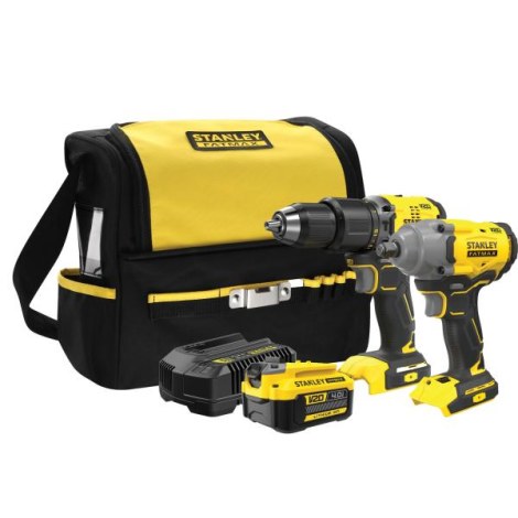 Työkalusarja Stanley SFMCK217M1S-QW (SFMCD715 + SFMCF920); 18 V; 1x4,0 Ah akku