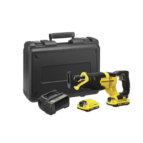 Puukkosaha Stanley SFMCS300D2K-QW; 18 V; 2x2,0 Ah akku