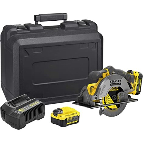 Akkupyörösaha Stanley SFMCS500M2K-QW; 18 V; 2x4,0 Ah akku