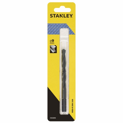 Metalliporanterä Stanley STA50095-QZ; HSS-R; DIN 338; 9,0x125 mm