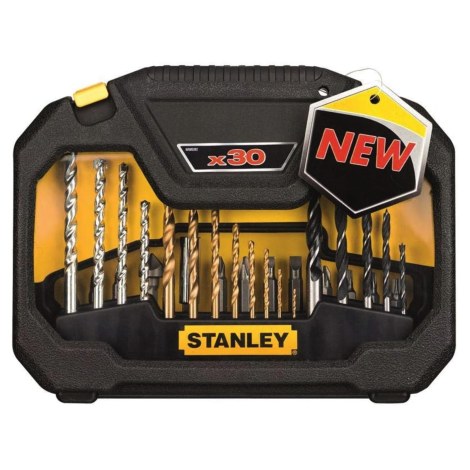 Poranterä- ja Ruuvikärkisarja Stanley STA7183-XJ; 30 kpl.