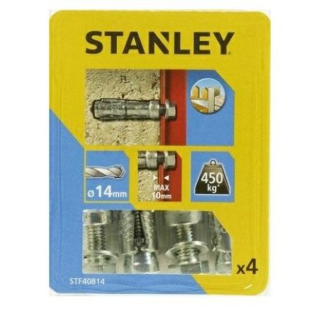 Ankkuriruuvvi Stanley STF40814-XJ; 14x50 mm; 4  kpl.
