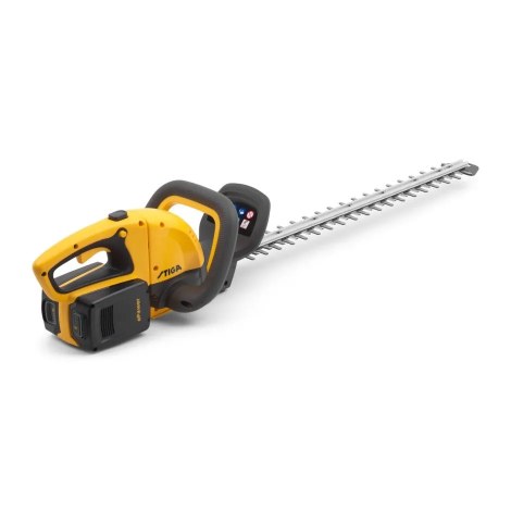 Pensasleikkuri Stiga HT 300e Kit; 2x20 V; 59 cm; 2x2,0 Ah akku: seinäpidikkeellä